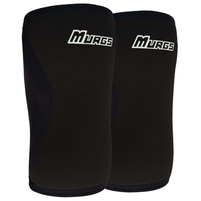 Murgs 7mm knee sleeves pair Black 