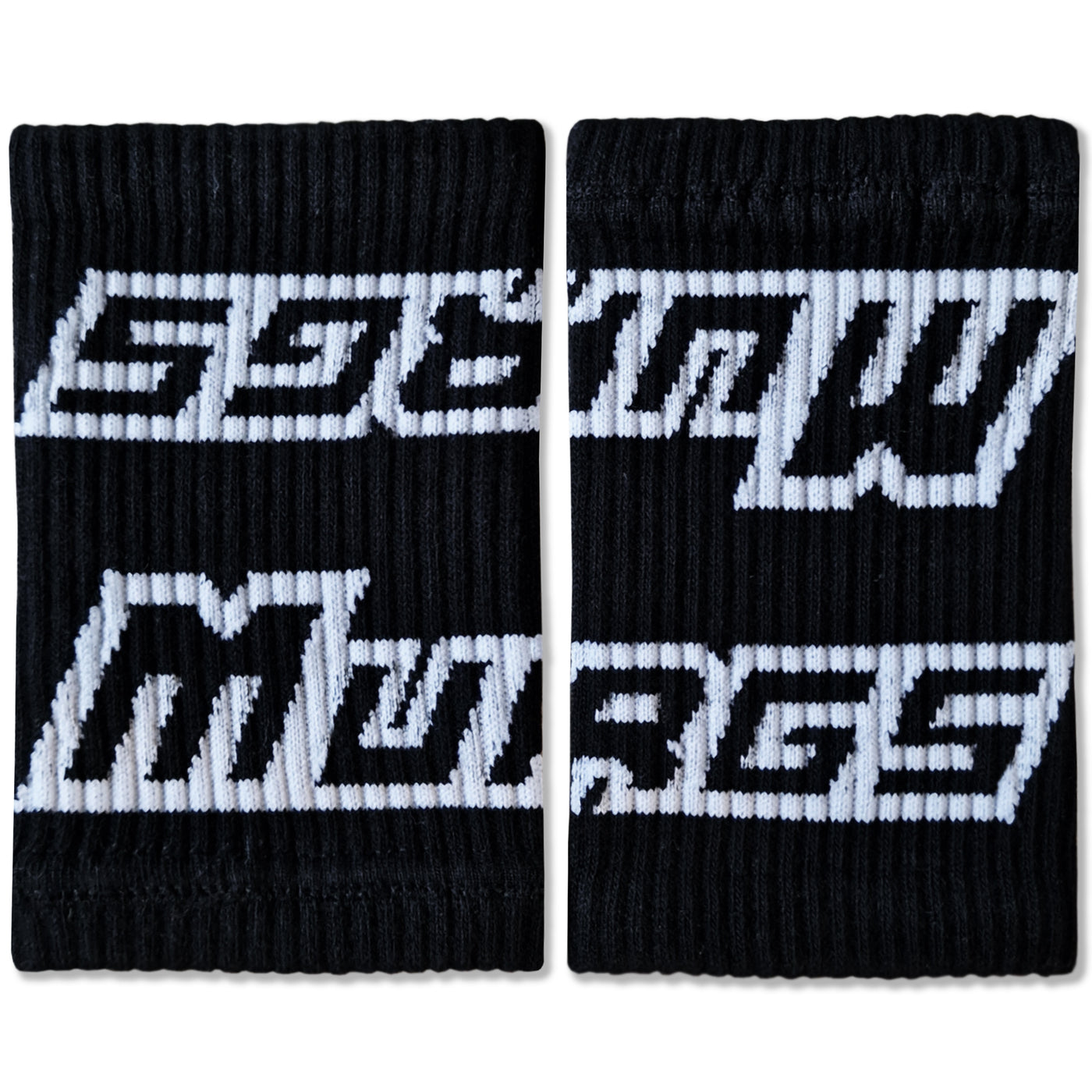 Murgs black classic crossfit wristband sweat band pair