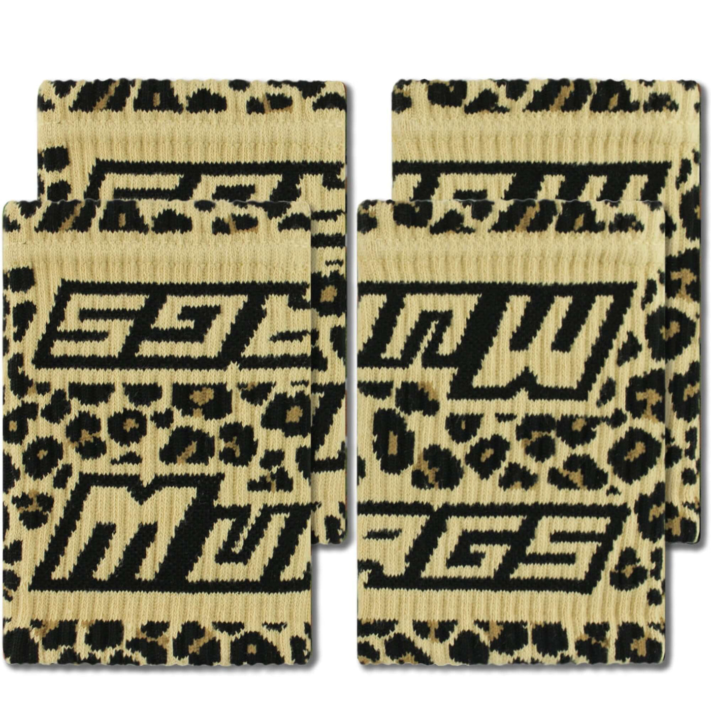 Wristbands - Leopard (2 Pairs)