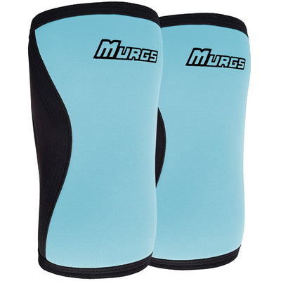 Murgs 7mm knee sleeves pair Sky Blue